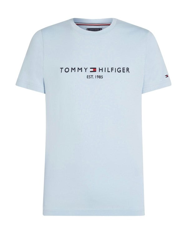 Tommy Hilfiger Tommy Logo Basic Mens T-Shirt - Breezy Blue