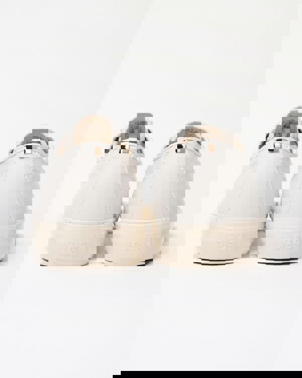 BOSS Orange Aiden Tenn Mens Low Top Trainers in Grained Faux Leather - Natural 102