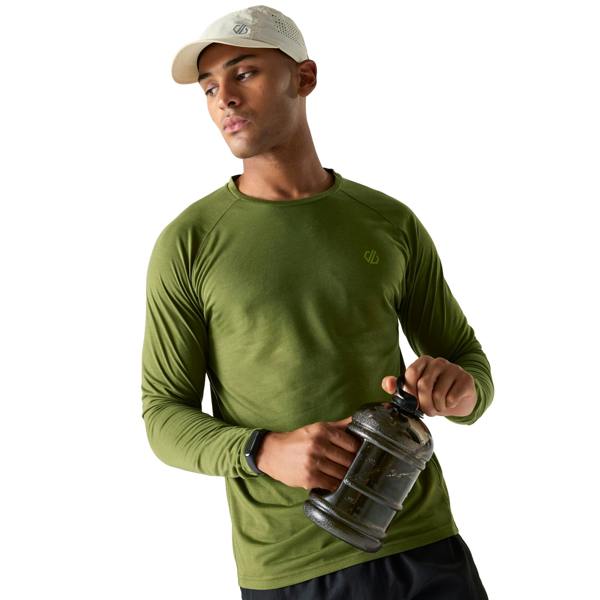 Dare 2B Mens Agile Long-Sleeved T-Shirt - Nephrite Green - 