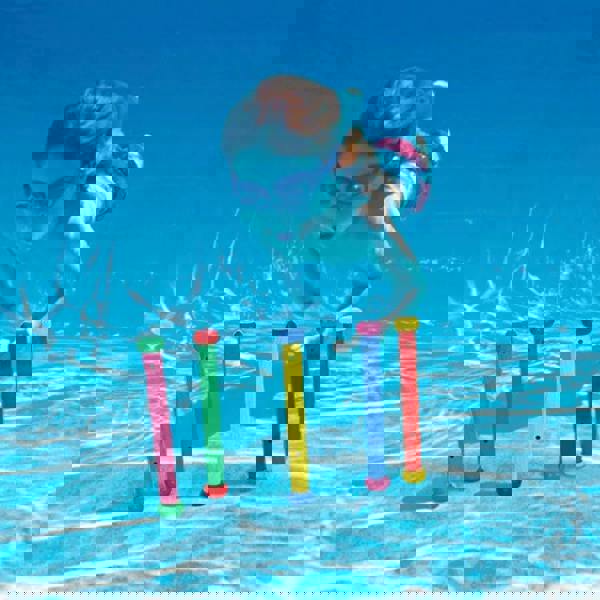smartbies Intex Underwater Play Sticks Pack of 5 | Diving Toys for Pool Games