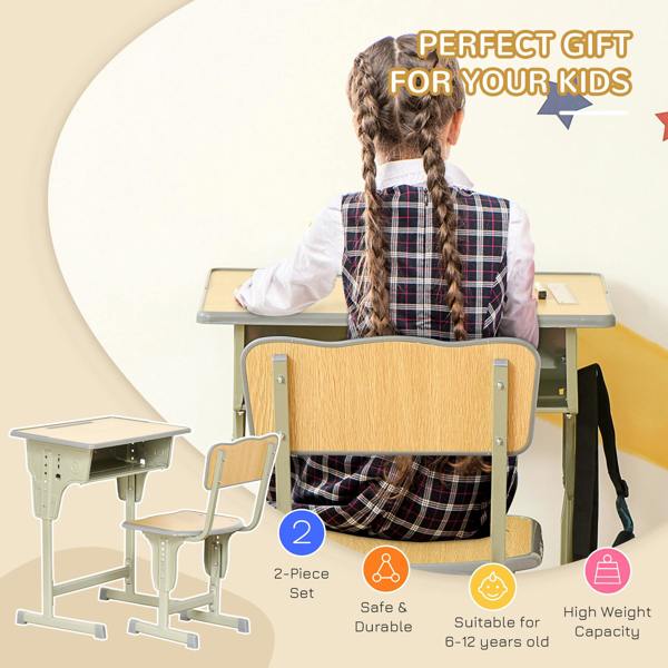 Children''s Study Table And Chair Set