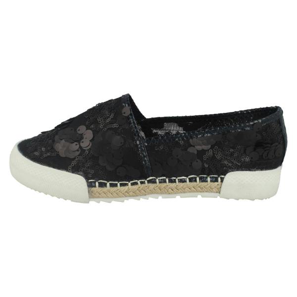 Savannah Ladies Savannah Flat Sequin Espadrilles