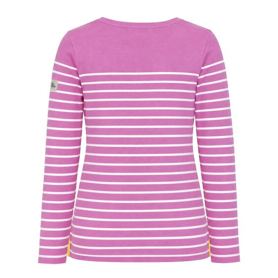 Lazy Jacks LJ97 - Long Sleeve Striped Breton - Raspberry