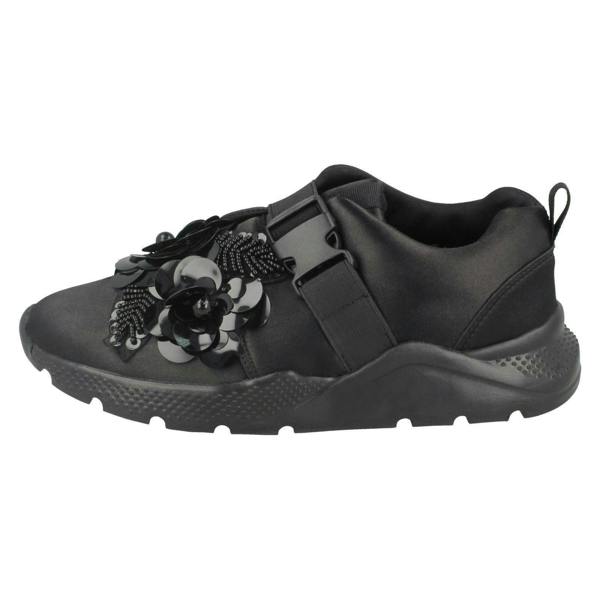 Spot On Ladies Spot On Flower Trim Trainers