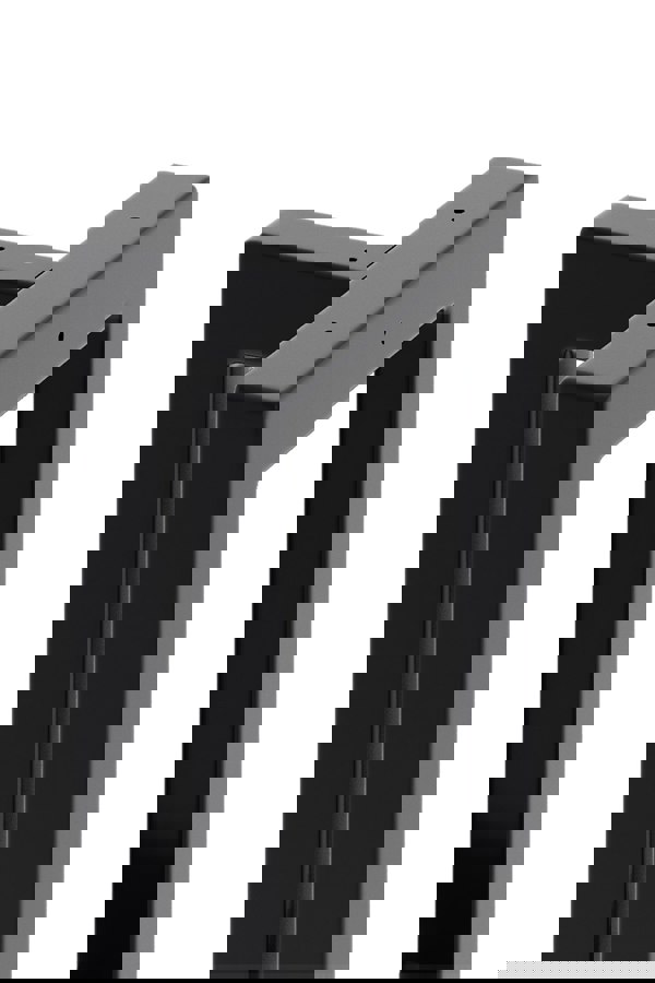 Living and Home 40cm/15.75 inch 2Pcs Anti-Slip Black T-shaped Metal Table Legs Furniture Replacement Legs for Coffee Table, Bench