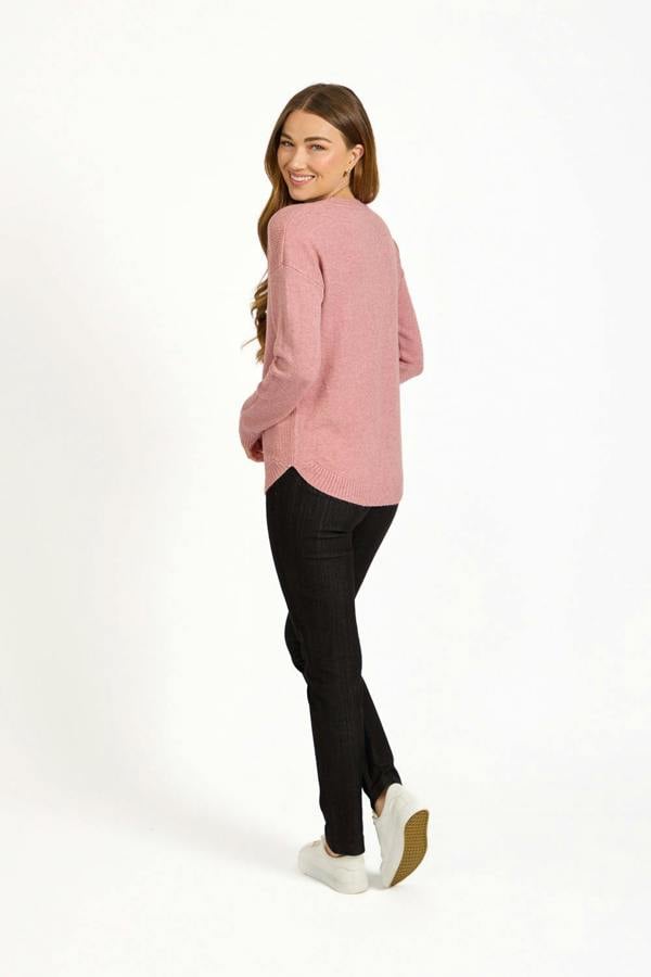 Mudflower Cable-Knit Block Jumper