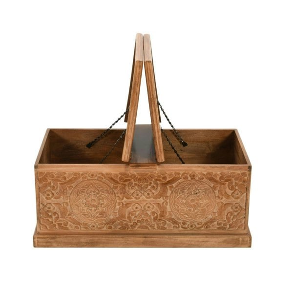 IH Design Viva Mango Wood Coffee Table / Blanket Storage Box
