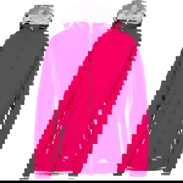 Trespass Womens Emery Softshell Fleece - Cassis - 