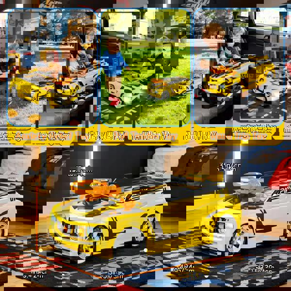 deAO Toys Simulation Racing Car Game Toy for Kids Interactive Driving Game with Steering Wheel, Sound & Lights Perfect Gift