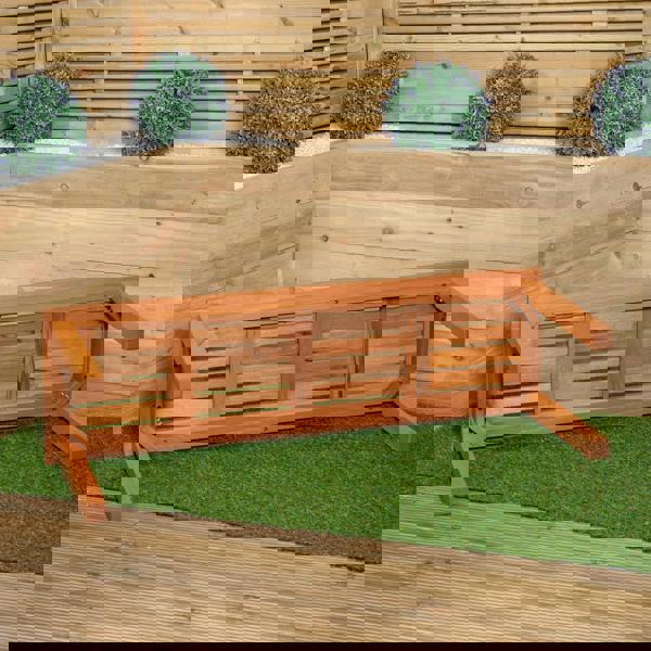 Samuel Alexander Coniston 2 Seater Outdoor Wooden Garden Bench Stool