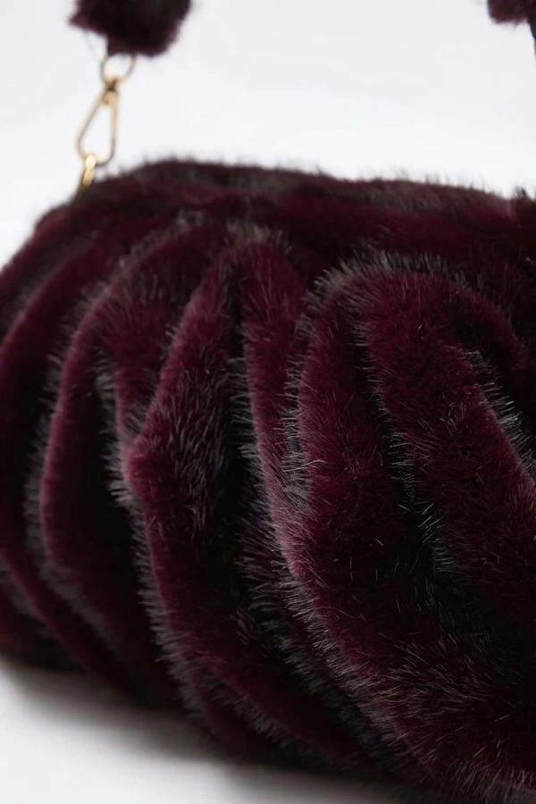 WOVCOR Faux Fur Women's Shoulder Bag