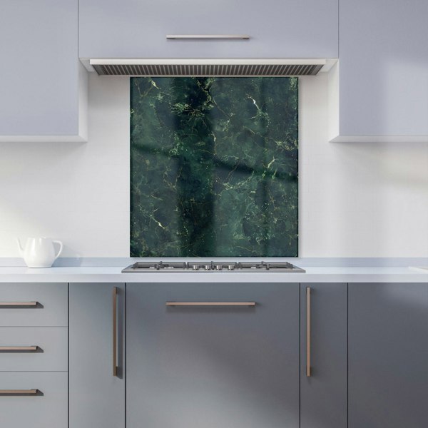 Warren Reed - Designer Deep Green Quartz Effect Kitchen Splashback