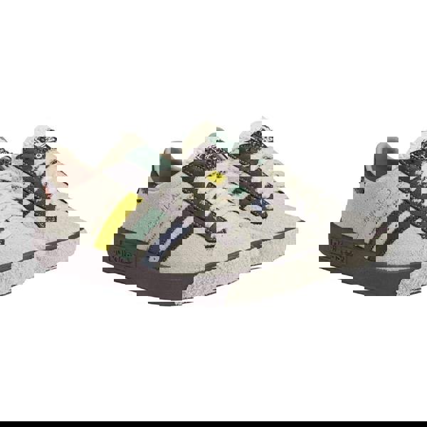 Adidas Mens Forest Hill Brain Dead Leather Trainers - White - 