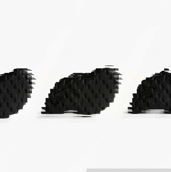 Boulevard Womens Strapy Touch Fasten Sandals Black Shimmer