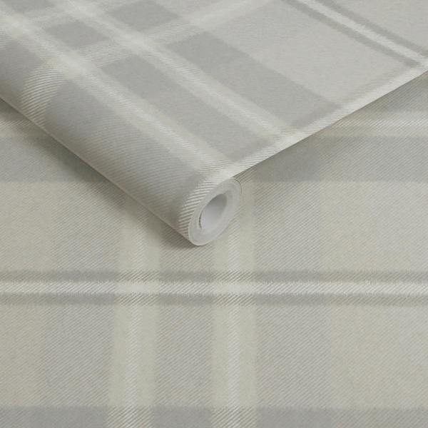 Superfresco Easy Eildon Weave Wallpaper - Stone - 10m