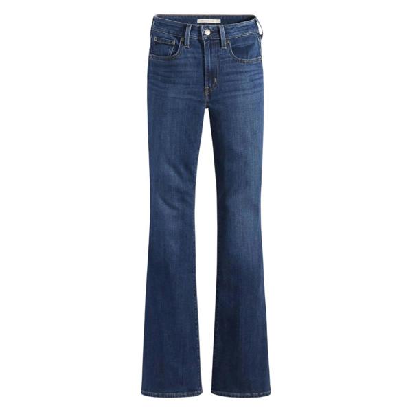 Levis Womens/Ladies High Rise Flared Jeans - Dark Blue - 