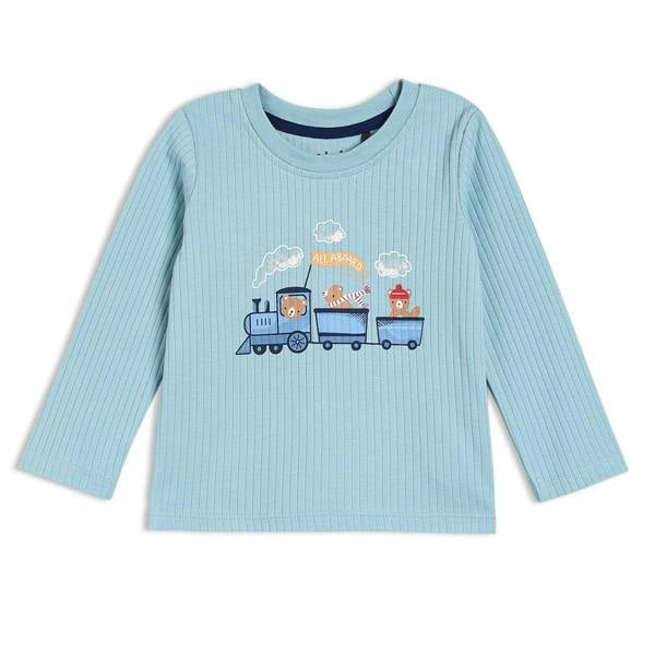 Baby Boys 3pk Printed T-Shirt, Multicolour - Minicuddles