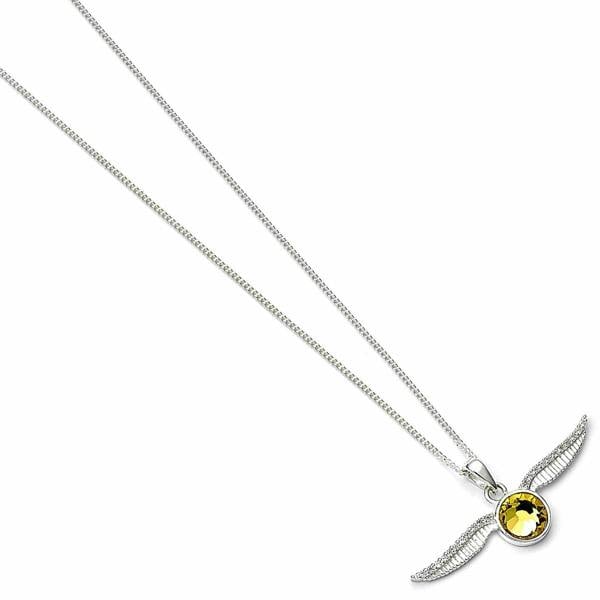The Carat Shop Harry Potter sterling silver Golden snitch Necklace with crystals