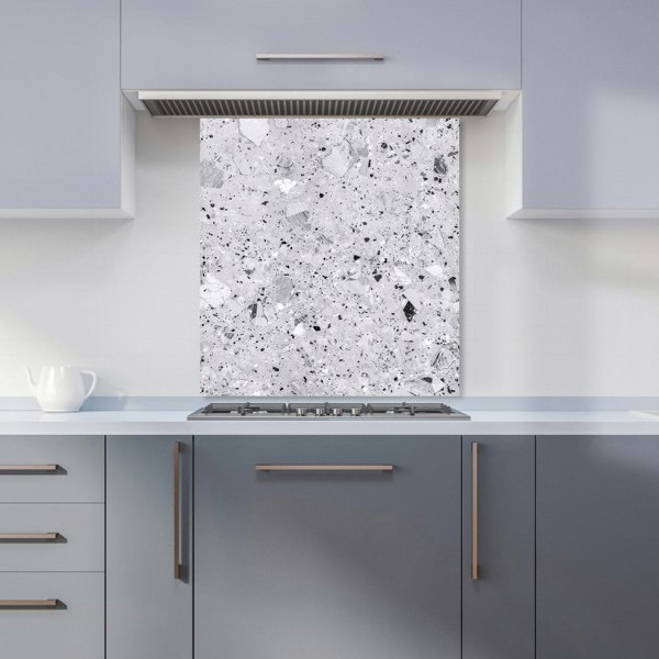 Warren Reed - Designer Silver Grey Quartz Effect Kitchen Splashback