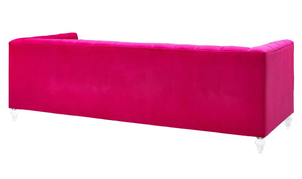 Furniture Edit Bea Hot Pink Velvet Sofa