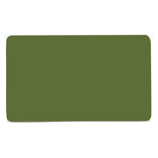 Trendi Switch Double Blanking Plate in Moss Green