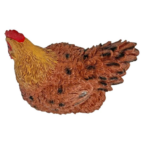 Farmwood Brown Chicken Garden Bird Ornament