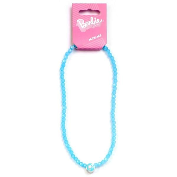 The Carat Shop Barbie Blue bead necklace with round Barbie bead charm