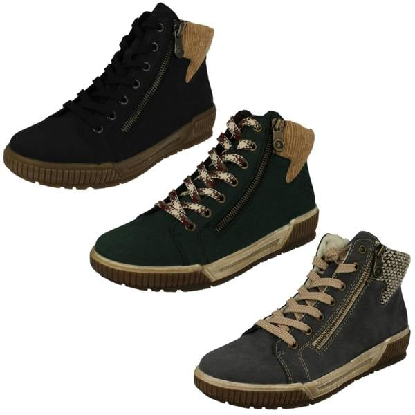 Rieker Ladies Rieker Fleece Lined Dual Fastening Ankle Boots N0709