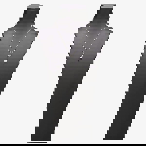 Starbright Silver 7mm Four Claw Square-cut Cubic Zirconia Pendant E304P-7x7M 3A