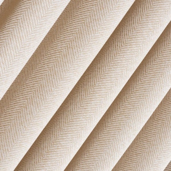 Anyhouz Anydrape Curtain Beige 150cmx250cm Thick Chenille Luxury Blackout Curtains