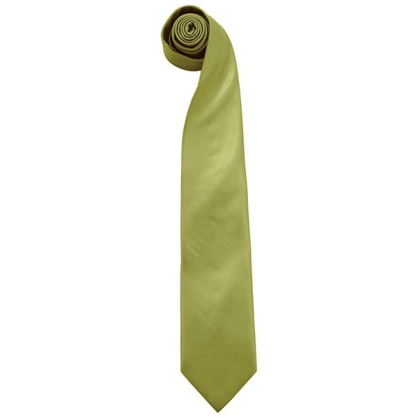 Premier Mens Colours Fashion Tie - Grass Green