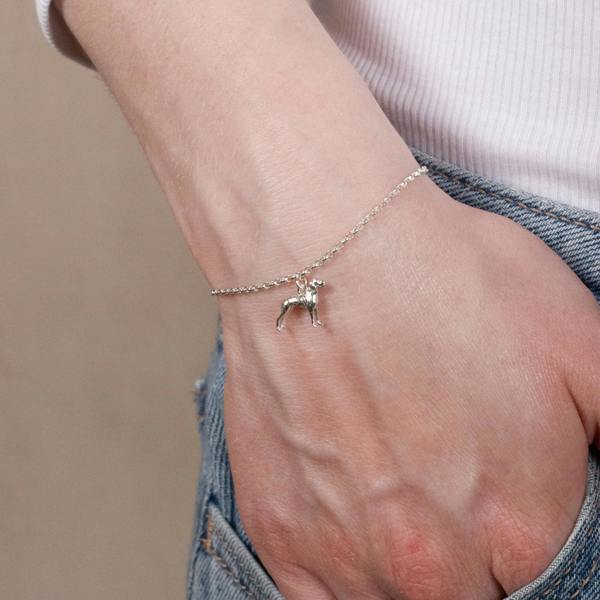 Mylee London Great Dane Chain Bracelet - Personalised - Sterling Silver