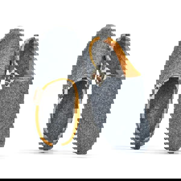 Gumbies Outback Men's Slippers - Grey & Curry