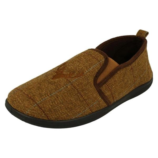 Padders Mens Padders Stag Detailed Slipper Huntsman