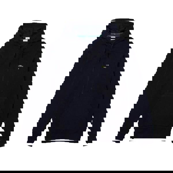 Lacoste Womens/Ladies Cotton Blend Loose Hoodie - Navy - 