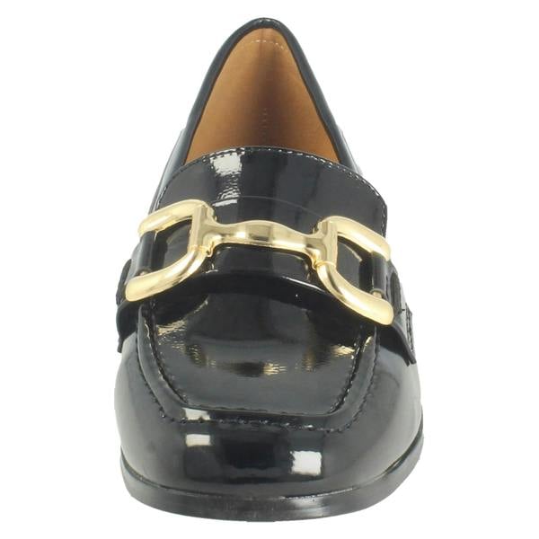 Spot On Ladies Spot On Loafers Low Heeled Shoes F90156