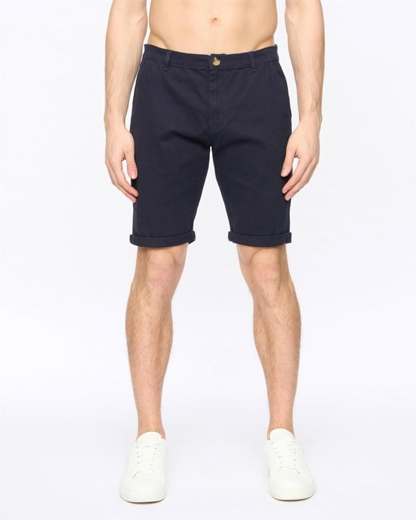 Crosshatch Sinwood Chino Shorts Navy