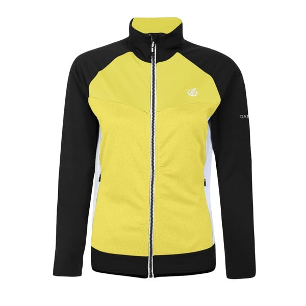 Dare 2B Womens Elation II Core Stretch Recycled Fleece - Yellow Plum/Black