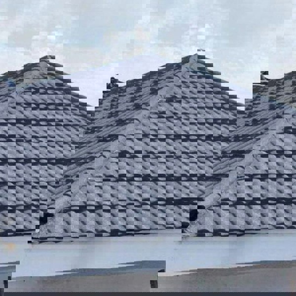 Half Round Ridge Tile Stone Coated Metal Roofing 10pcs Roofing Living and Home