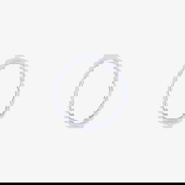 T. H. Baker Platinum 0.75ct Carre-Cut Diamond Half-Eternity Ring (M) HETRC1301