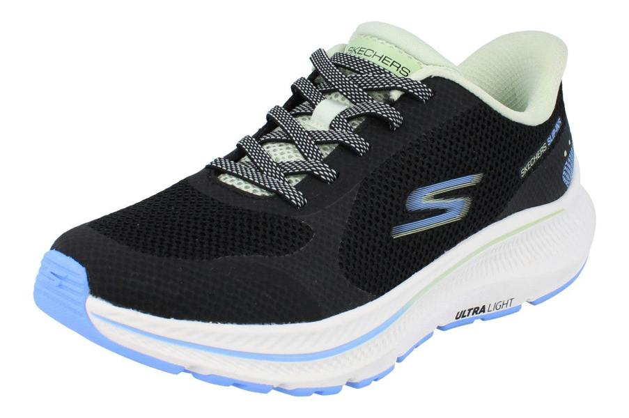 Skechers Hands Free Slip-Ins Go Run Consistant 2.0 - Captiva Womens Trainers 128619 Shoes  BKMN