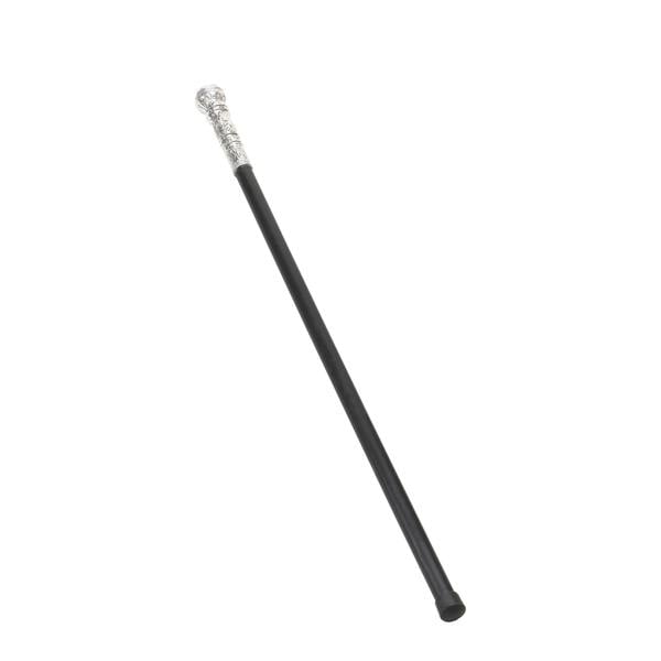 Bristol Novelty Ball Cane Costume Prop - Black/Silver - 