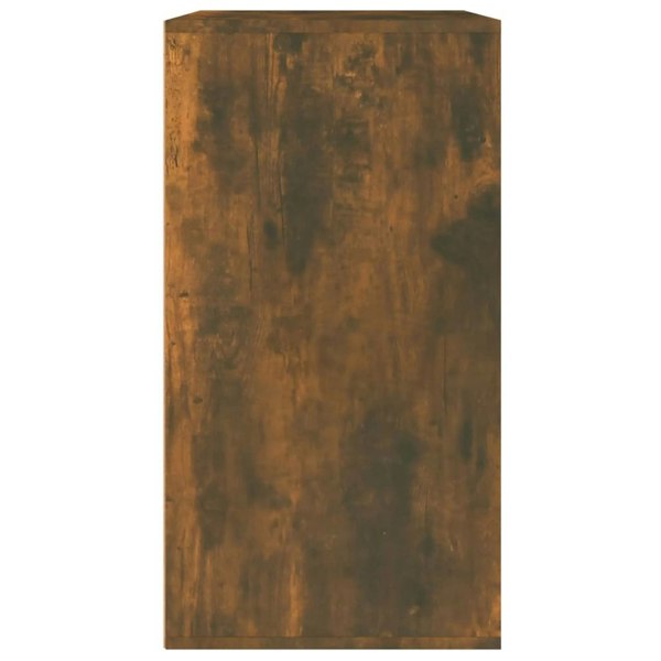 Berkfield Cosmetic Cabinet Smoked Oak 80x40x75 cm Engineered Wood