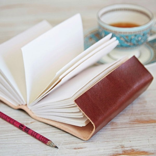 Paper High Distressed Leather Journal