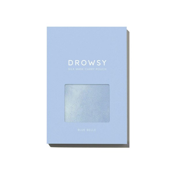 Drowsy Sleep Co Blue Belle Silk Carry Pouch