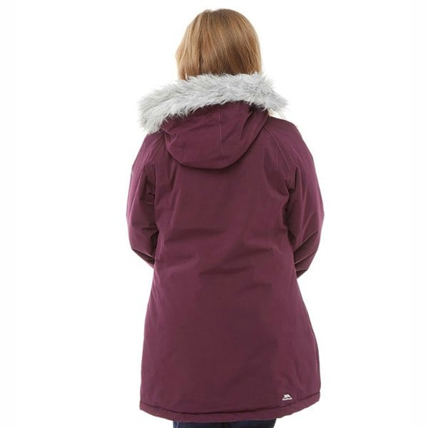 Trespass Childrens Girls Fame Waterproof Parka Jacket - Potent Purple