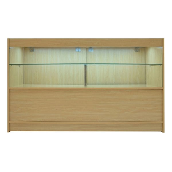 Monstershop Andromeda LED Shop Counter Set LM60 & 2 x C1500 - Maple