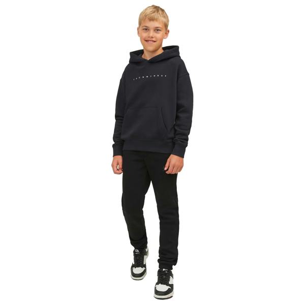 Jack And Jones Boys Fleece Hoodie - Black - 