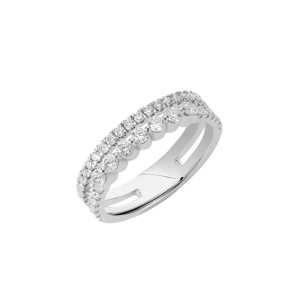 Illuminess™ Sterling Silver Combi Stack Ring