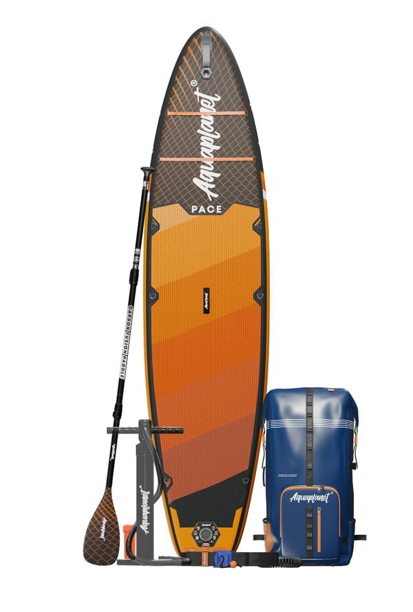 Aquaplanet PACE Plus 11'8" Inflatable Paddle Board Package - Ember